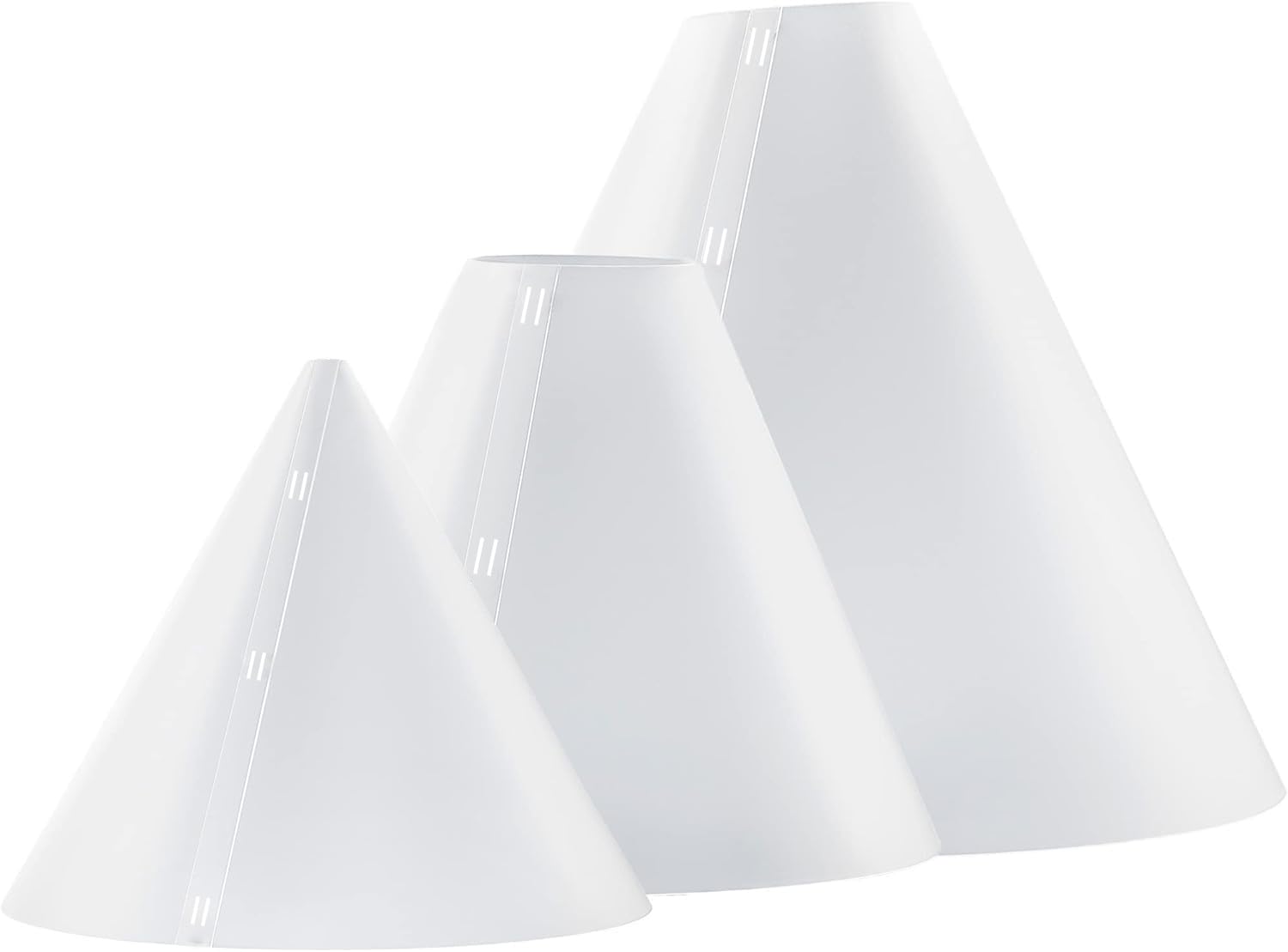 ZUOMIDIE Set di 3 diffusori per foto a forma di Cone Light Flash per articoli riflettenti, per piccoli prodotti, diffusion Photography Shooting Reflective, alternativa a Photo Box per Jelwery