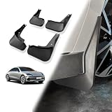 BestEvMod Mud Flaps Splash Compatible with Hyundai Ioniq 6 SE SEL Limited 2026 2025 2024 2023 Exterior Accessories Guards Set of 4 Mudfalps All-Weather Dirt Protection No Need to Drill Holes