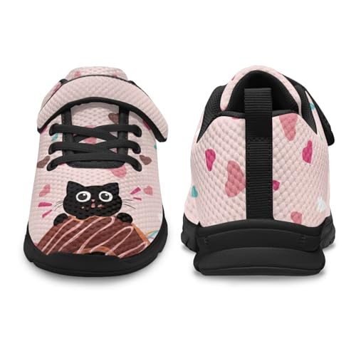 Girls Kids Tennis Sneaker Breathable Comfortable Casual Sports Sneakers Outdoor Non Slip Walking Hiking Shoes for Preschoolers Elementary Kids Size 11-154