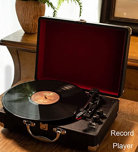 Tourne-Disque en Vinyle avec Haut-parleurs intégrés et récepteur Bluetooth Platine Vinyle Vintage à 3 Vitesses Audio Son Portable Valise Tourne-Disque Rétro TOU - Les Beatles, Paul McCartney, John Lennon, RIngo Starr, George Harrison Tourne-Disque en Vinyle avec Haut-parleurs intégrés et récepteur Bluetooth Platine Vinyle Vintage à 3 Vitesses Audio Son Portable Valise Tourne-Disque Rétro TOU – Image 3
