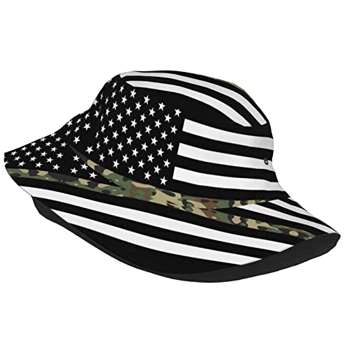 Bucket Hat For Women Men American Flag Sun Hat Outdoor Vacation Hot Summer Beach Fishing Cap #TOP2