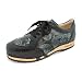 Produktbild woody Damen Mary Clog Sneaker, Schwarz-Coraflor Silver, 43 EU