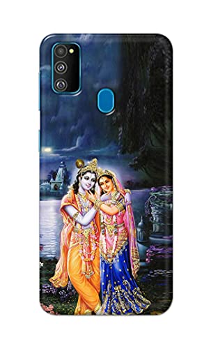 Image of Printed Hard Back Cover Case for Samsung Galaxy M30s Back Cover (Radha Krishna) -1803