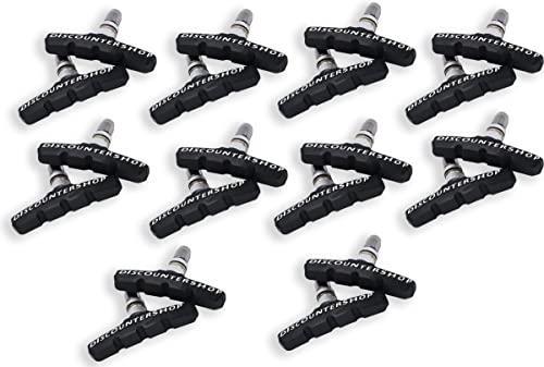 Remblokjes en caoutchouc pour vélo | Lot de 12 paires universelles 70 mm