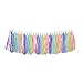 Fonder Mols 30pcs Rainbow Unicorn Tissue Tassel Garland DIY Kit Soft Pink Pastel Ombre Tissue Tassel Banner Modern Girls Room Birthday Party Wedding Shower Nursery Decor A29