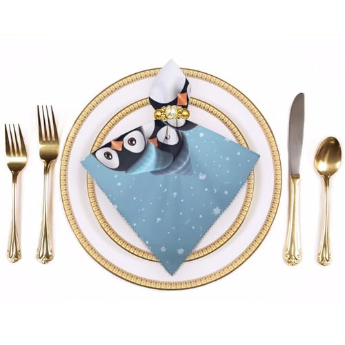 Servilletas de Tela Cuadradas JTKBNVM Floral 4 Unidades miniatura 2
