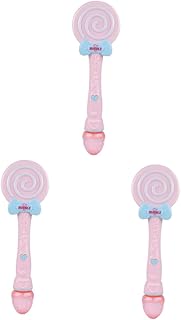 ibasenice 3 Pcs Bubble Sticks for Kids Automatic Bubble Blower Automatic Bubble Maker Automatic Bubble Stick Soak in Water Bubble Machine Child Automatic Bubble Wand