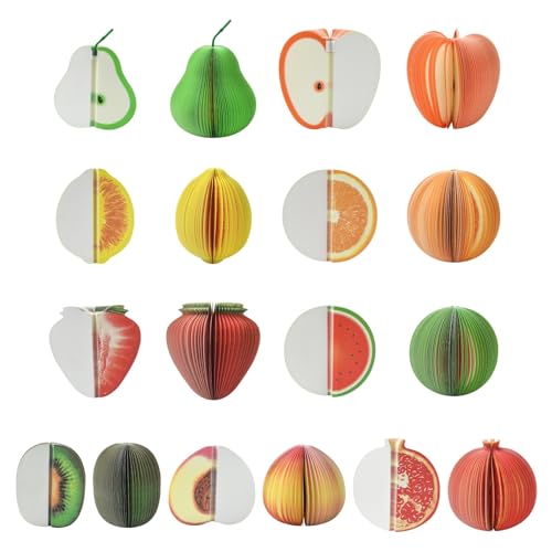 Notes adhésives fruits pour journal et fournitures scolaires
