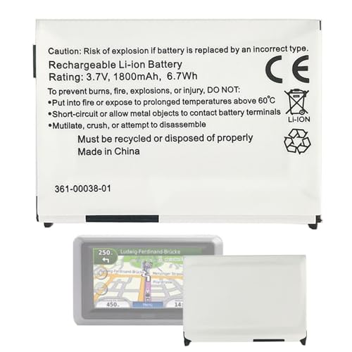 Aousavo 361-00038-01 Replacement Battery Compatible with Garmin Zumo 660, 650, 600