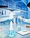 Imagen de QWORK Aparato de destilación de vidrio de filtración al vacío para filtración en laboratorio con embudo graduado de 300 ml