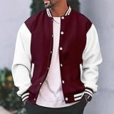 Veste de baseball classique en polaire fine : cette veste pour homme présente un design classique avec un matériau polaire fin, parfait pour un port confortable. Le style de la veste de baseball ajoute une touche tendance, ce qui la rend adaptée à diverses occasions et styles.