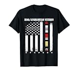 Proud Iraq Afghanistan Veteran Flag T-Shirt T-Shirt