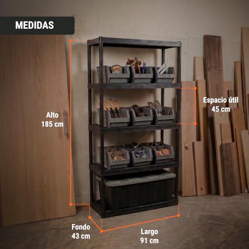 Opiniones y reviews de Estanterías y almacenaje del mes. 20 Estanterías y almacenaje marca TRUPER (2)