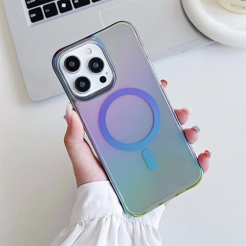 Coque pour iPhone 15 avec chargement sans fil antichoc de couleur noir éblouissant