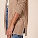 Amazon Essentials Women's Lightweight Open-Front Cardigan Sweater (Available in Plus Size), Camel Heather, Large