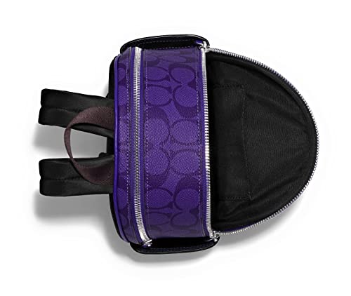 Coach Mini Court Backpack (Sv/Sport Purple) #TOP2