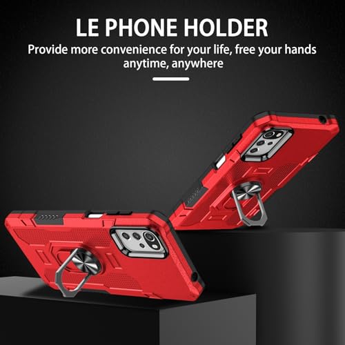Coque Motorola Moto G22 antichoc avec bague de support intégrée
