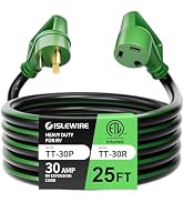 Yi Ya Su 8ft 7 Way RV Trailer Plug, Copper Connector Cable, Rugged PVC