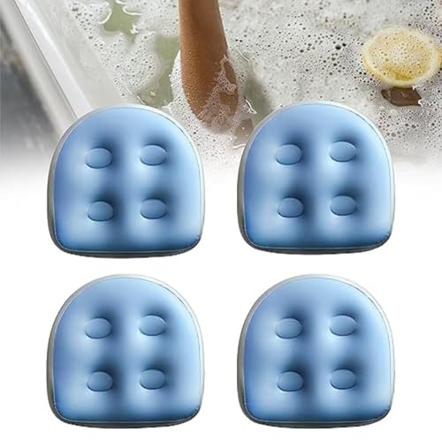 Coussin de siège de spa gonflable bleu en PVC imperméable avec dossier confortable - 4