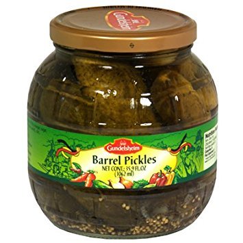 Gundelsheim Barrel Pickles 35.9 Oz (Pack of 6)