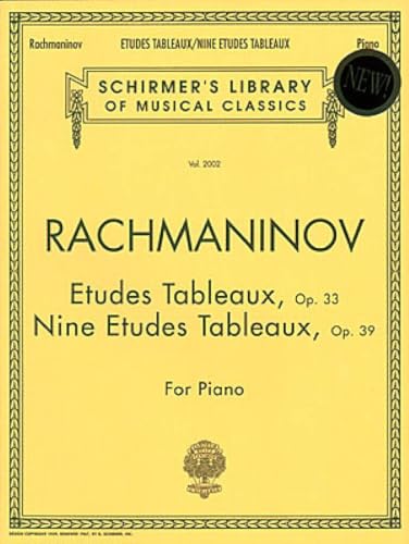 Etudes Tableaux, Op. 33 & 39: Schirmer Library of Classics Volume 2002 Piano Solo (Schirmer's Library of Musical Classics)