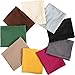 Patelai 9 Pieces Women's Cotton Scarves Lady Light Soft Fashion Solid Scarf Wrap Shawl, Candy Color(Plain)