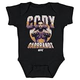 Cody Garbrandt UFC One-Piece Infant Bodysuit - Cody Garbrandt Retro Bitmap WHT (Black, 6M)