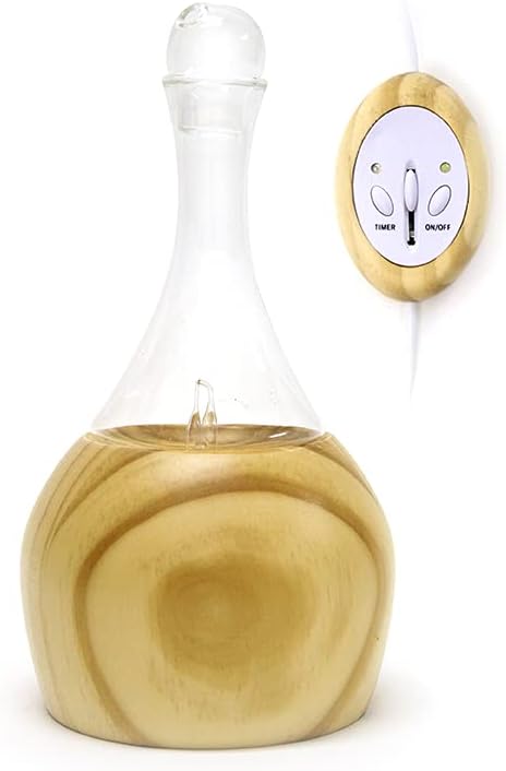 Daolia 901 Essential Oils Diffuser by Nebulisation -Glass and Wood