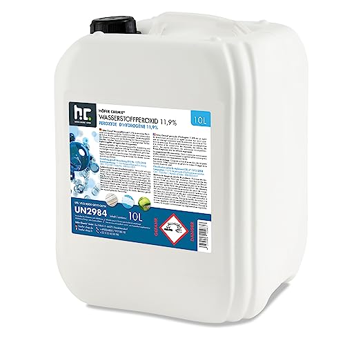 Höfer Chemie 10 L Wasserstoffperoxid 11,9% H2O2 - technische Qualität -...