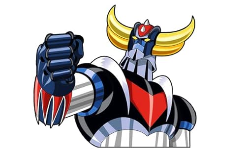 Sticker vinyl, Goldorak - 6 X 7,5 cm Cover