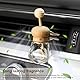 SHENGYIG 2 Stück Auto Diffuser für Ätherische öle, 8 ML Auto Parfum Flasche, Elegant Einfach, Exquisit Langlebig, Auto Duft Flasche, Geeignet Füllen Parfüm,Dekoration Häusern Büros, Autos