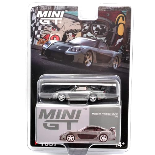 MINI GT 1:64 �X�P�[�� MiJo TOYS - MAZDA RX-7 VEILSIDE (FORTUNE GREY) �}�c�_ RX-7 VeilSide Fortune Grey MGT01057-BL [���s�A���i]