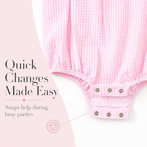Image of Mud Pie Baby Girls' Smocked Birthday Bubble