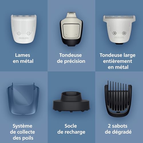 Tondeuse à barbe Philips BT767015 Lames auto affûtées 40 hauteurs 100% étanche - vue 6