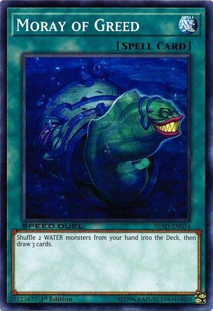 Yu-Gi-Oh! - Moray of Greed - SBAD-EN034 - Common - 1st Edition - Speed Duel: Attack from The Deep