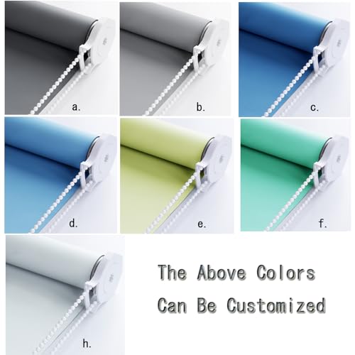 Store occultant pour chambre et bureau : rideau sans perçage imperméable - 3