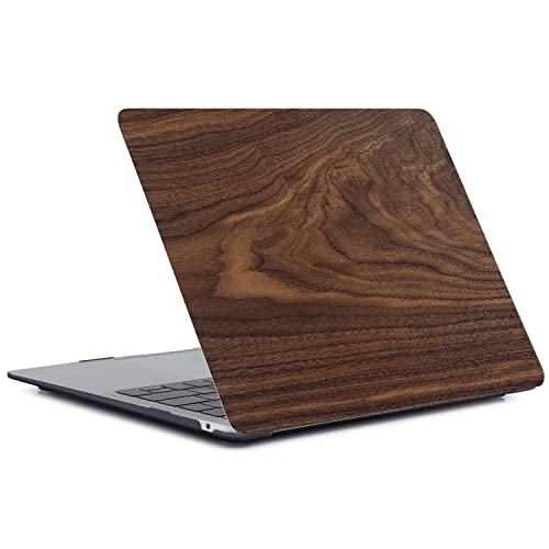 Custodia Protettiva per Macbook Air 13 pollici Modello A1932 A2179 A2337 M1 con display Retina e Touch ID 2020 2019 2018 Uscita, Sottile Rigida Case Cover Plastica Duro Custodia, Legno