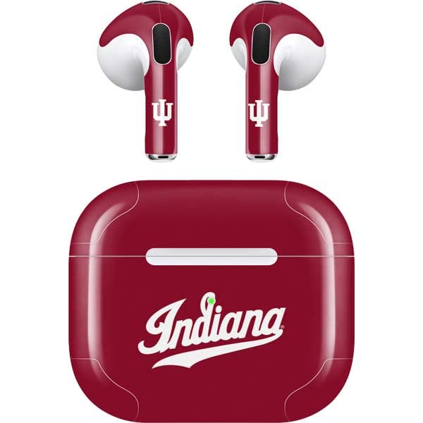 Skinit Decal Audio Skin Compatible with Apple AirPods (3rd Gen, 2021) - Officially Licensed IU Hoosiers Design