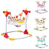 Der Hopser kann sich um 360° drehen, so dass Sie Ihr Baby und Ihr Baby Sie immer sehen kann