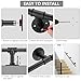 Tanice Stair Handrail, Hand Rails Stairs, 1.25M Handrails for Stairs, Anti-Slip Banister Rails, Industrial Pipe Clothes Rail, Outdoor Indoor Industrial Pipe Stair Banister for Elder and Child