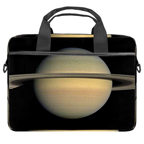 Sacoche à bandoulière pour ordinateur portable 13 à 14 pouces motif Saturne
