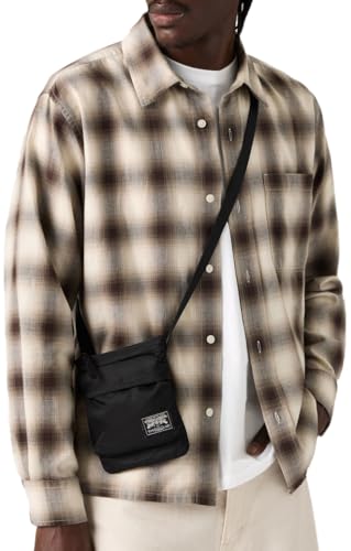 Levi's Mission Bay Crossbody Pouch HANDBAG Mujer, Caviar, OS -