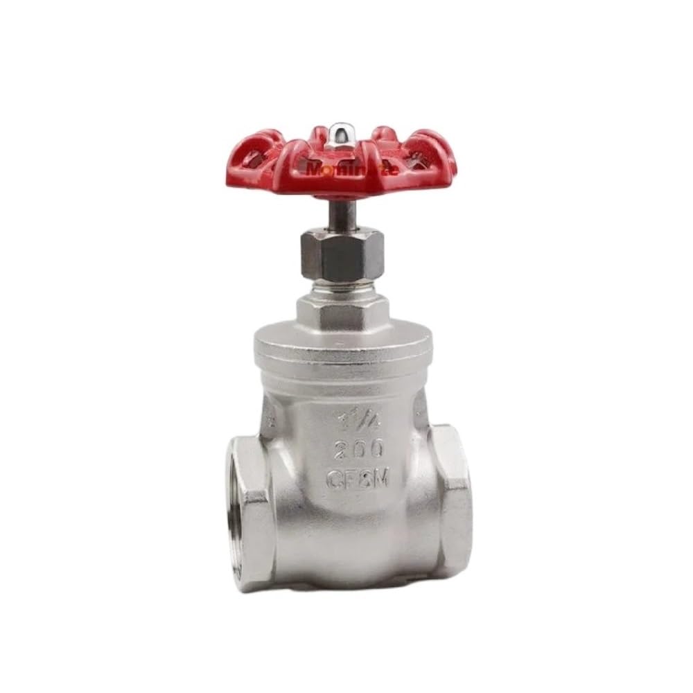 Saracinesca Avvitata in Acciaio Inossidabile 1/2 "3/4" 1 "1-1/4" 2 "BSP valvola Femmina saracinesca for Tubo dell'Acqua ad Alta Temperatura(3/8")