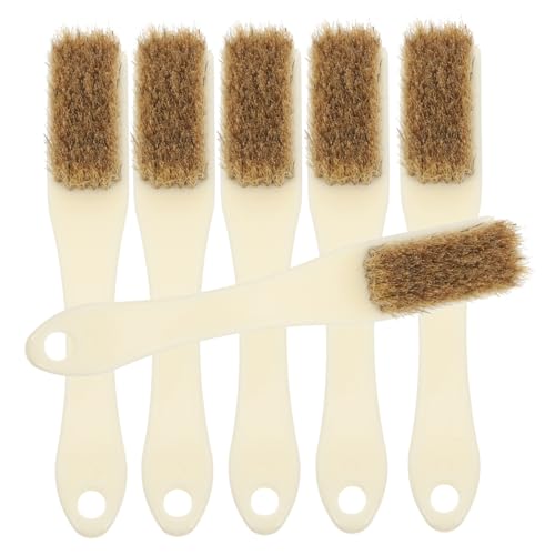 Holibanna Hard Bristle Crevice Brush Compact for Bathroom Kitchen and Window Brush for Rust and Grout Removal