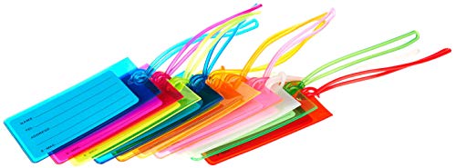 Sodsay-10-Pack-Luggage-Tag-Suitcases-Plastic-Travel-Bag-Baggage-ID-Label-Tags