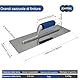 ZCHYTOOL Glättekelle Rostfrei 38 x 13 cm Premium Trockenbau Werkzeug Profi Groß Glättekellen Für Zementmörtel und Putz Traufel mit Edelstahlblatt