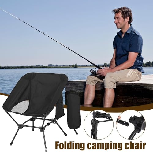 Chaises légères de jardin : fauteuil de camping et pêche pliable - 3