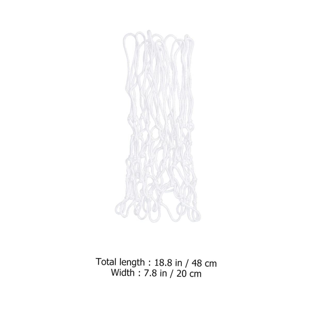 Toddmomy 2pcs Basketball Net Basketball Training Supply for Use Strong Load-Bearing Capacity Fits Standard Hoops Great for Schools and Public Courts