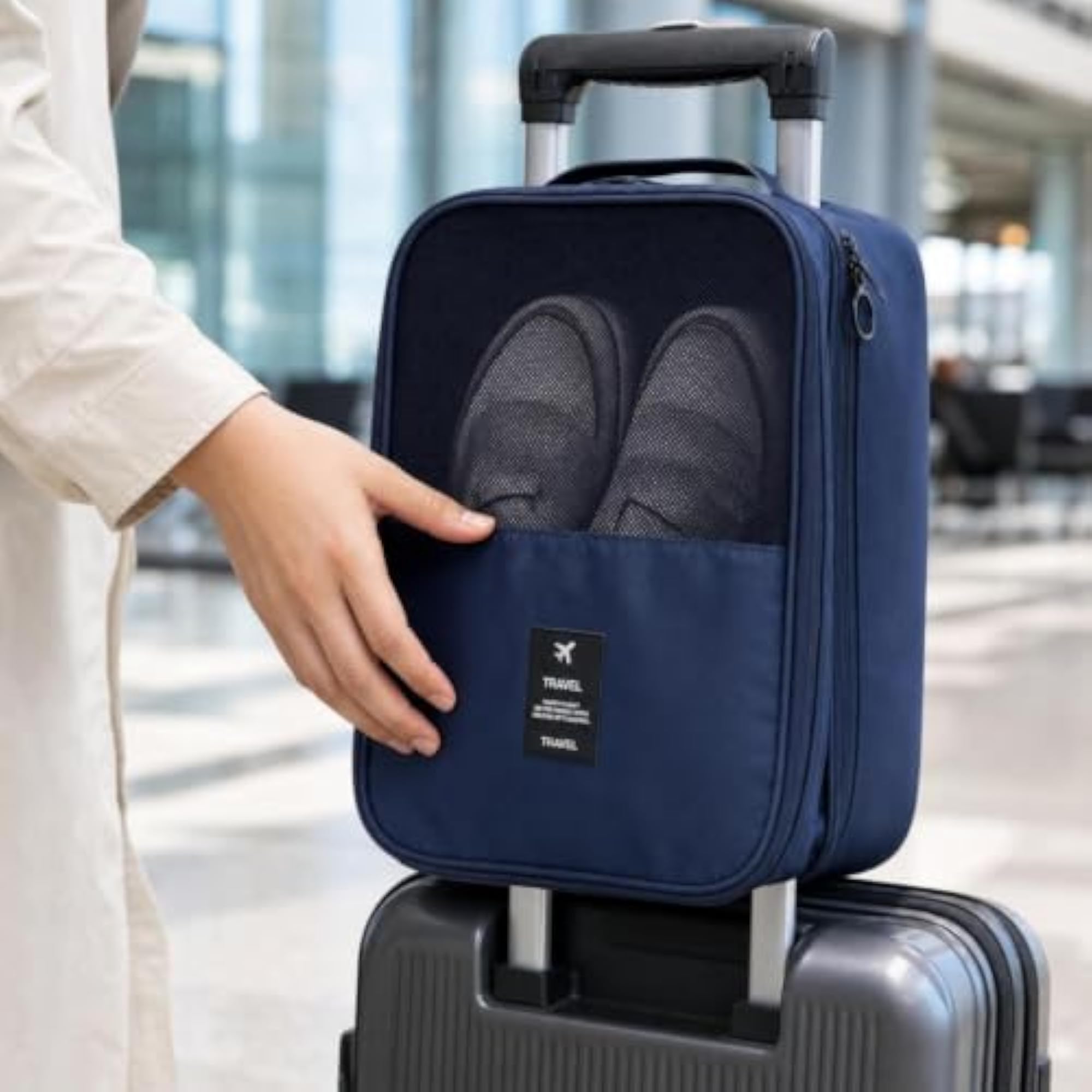 Multi-Layer Travel Shoe Storage Bag Portable Luggage Organizer