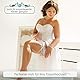 JK Trade® L-XXXL Premium Braut Strumpfband in Blau für Hochzeit, Band verziert mit Spitze, Schleife und einem edlen filigranen Glitzer-Stein, 100% Handgefertigt (Hellblau)